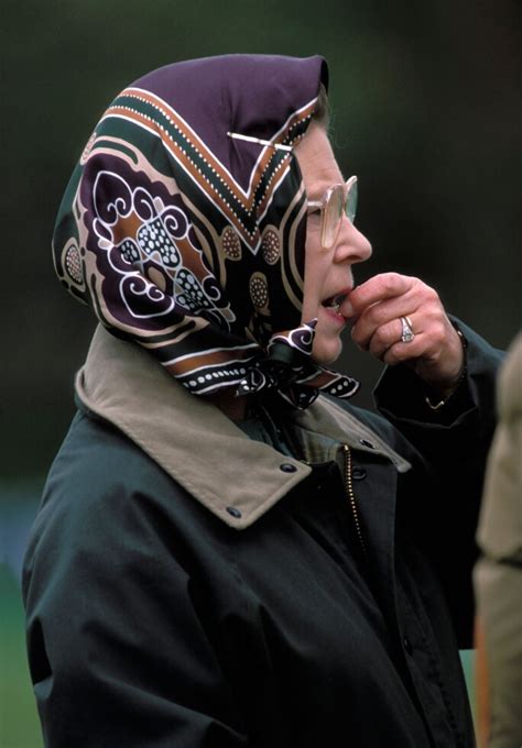 Queen Elizabeth in Hermes Scarves 